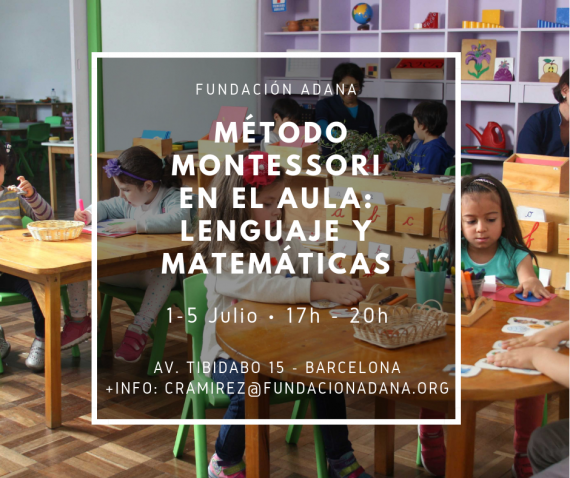 Método Matar extraño La educación Montessori - Fundación Adana